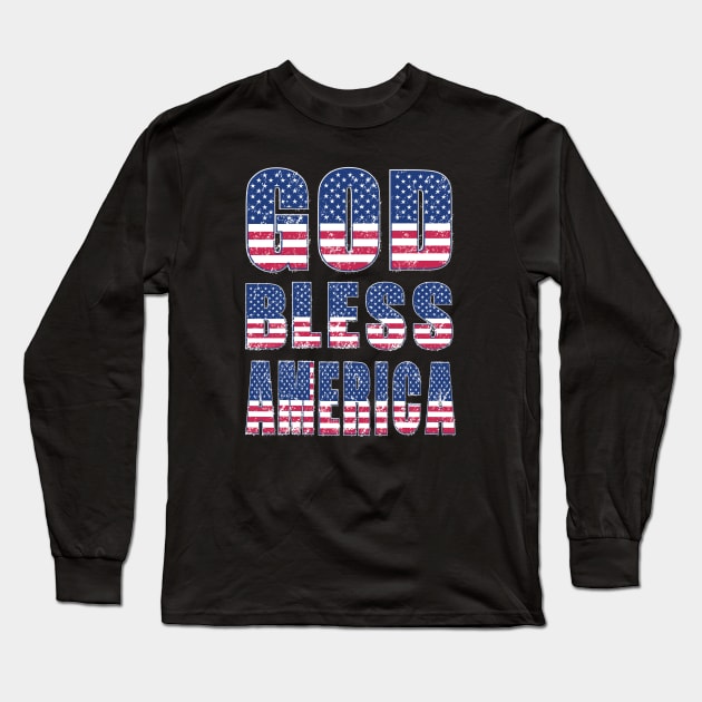 God bless America Long Sleeve T-Shirt by LebensART